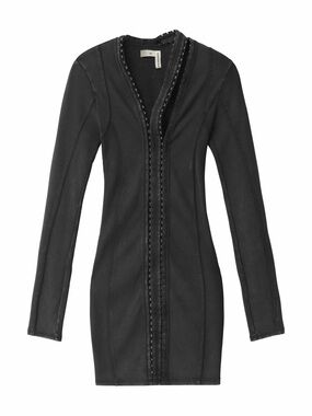 Glenn Martens x H&M Black Long-Sleeve Mini Dress